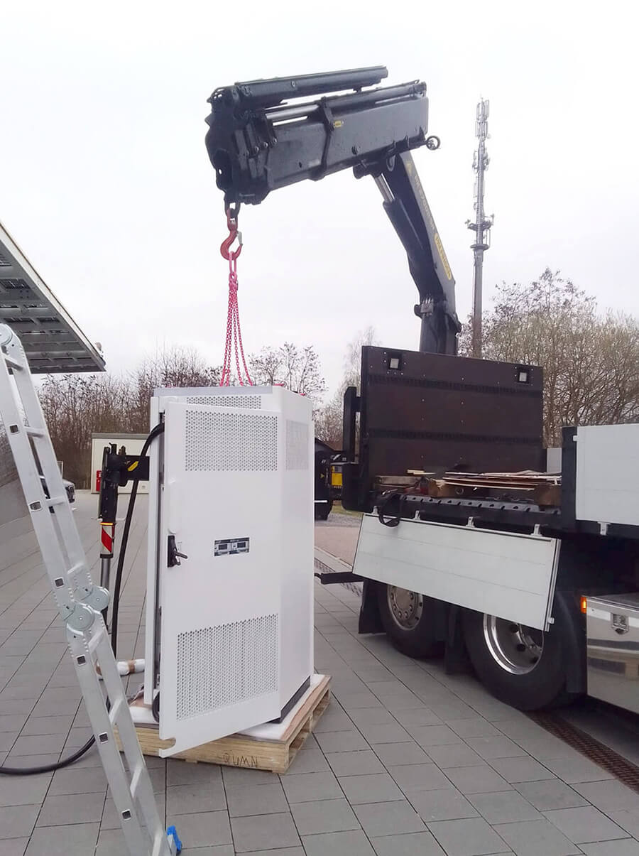 Solar, Wind und Batterieparks