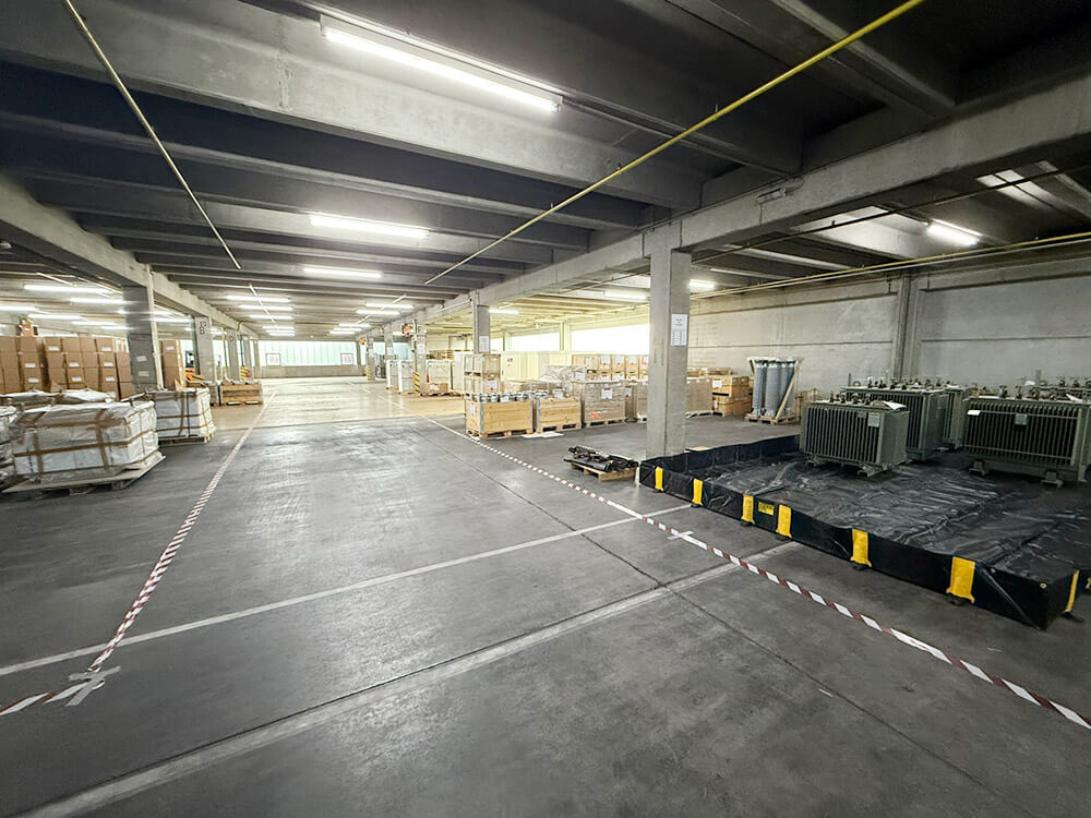 Lagerung von Kundenmaterial