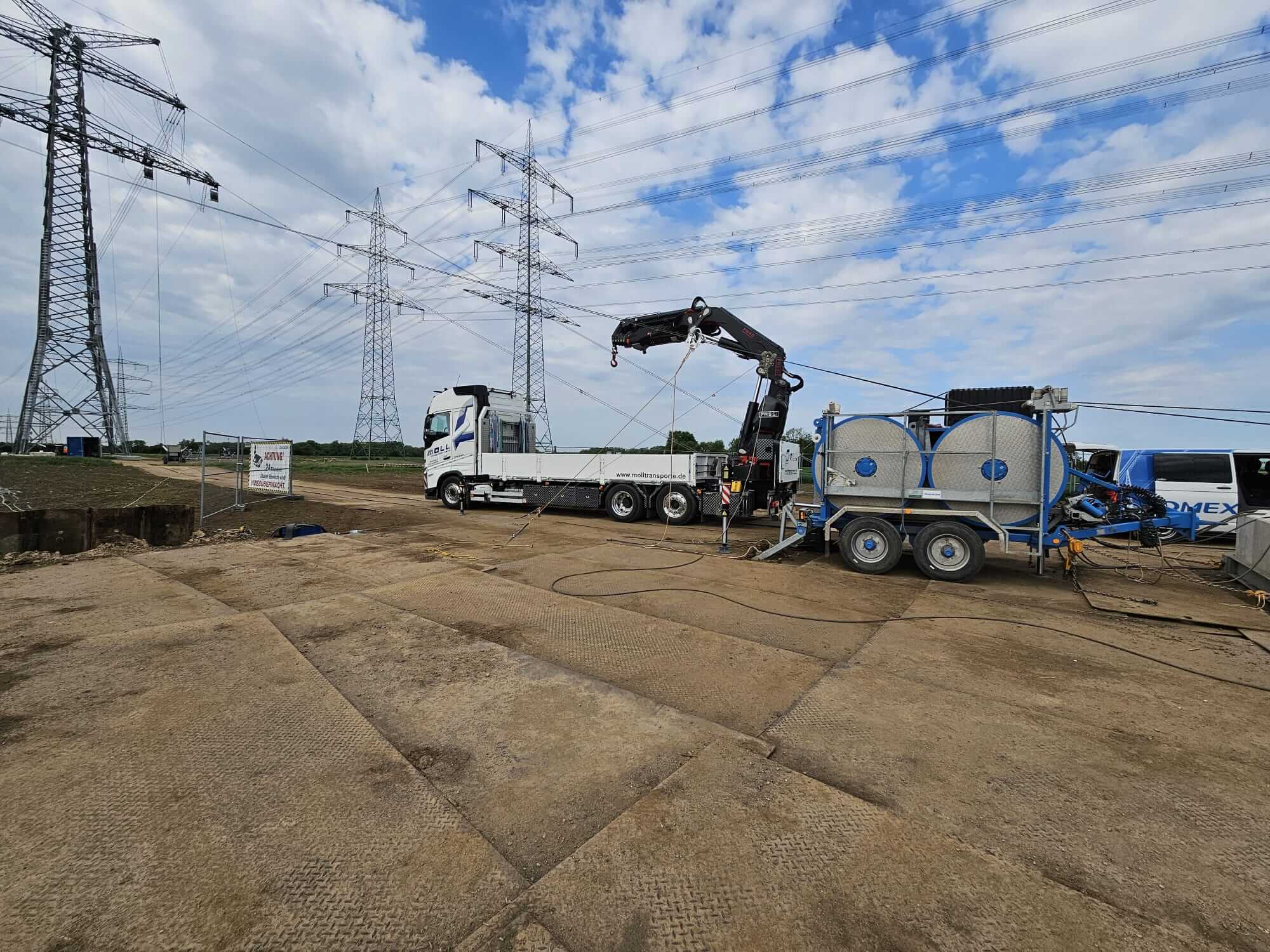 Unterstützung beim Ersatzneubau einer 380 kV Überlandleitung