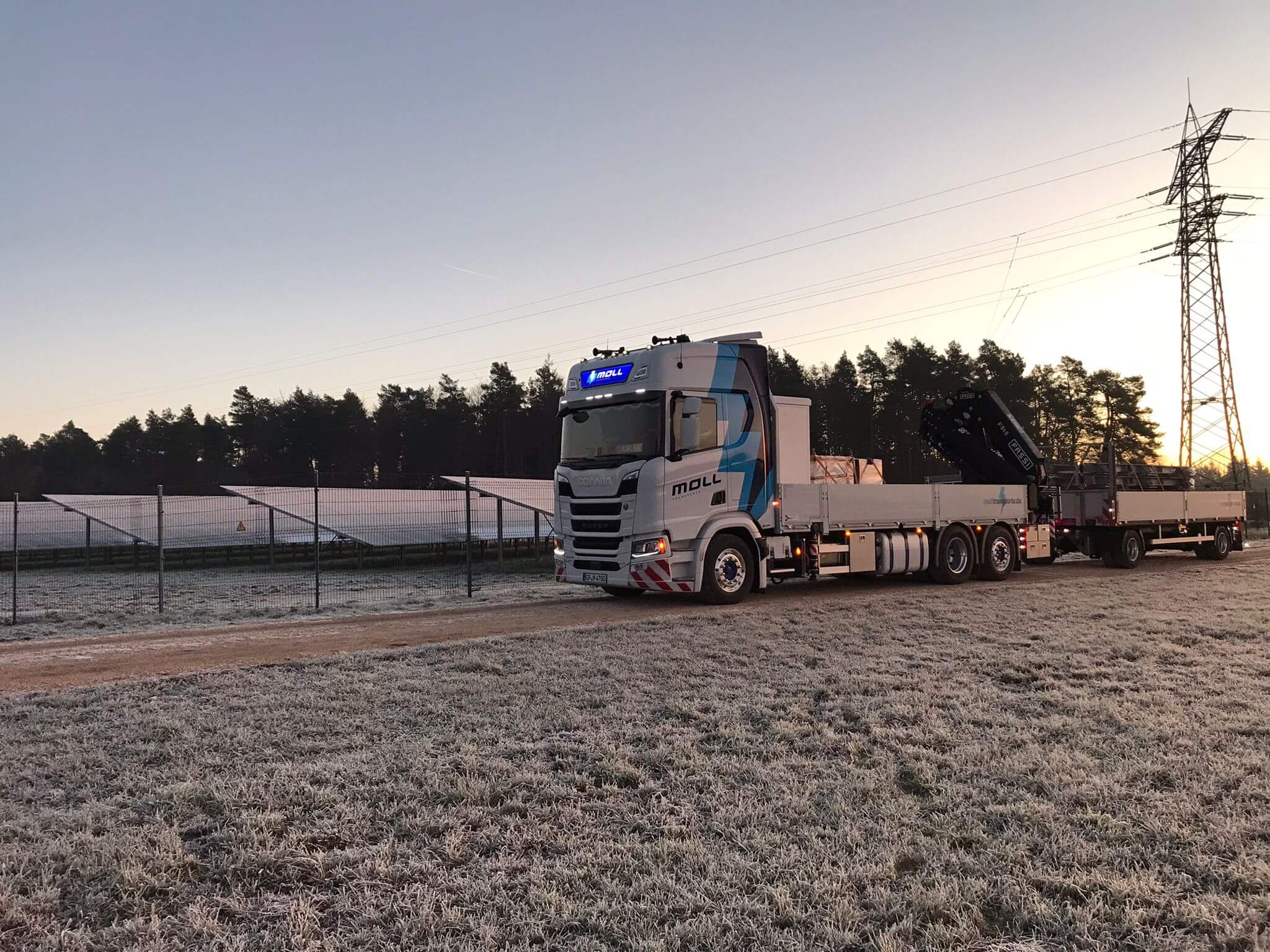 Komplettlogistik vom Pufferlager bis zur Baustelle für EnBW